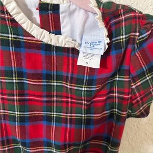 Fancy Boys Red and Green Plaid Kids Formal Dress